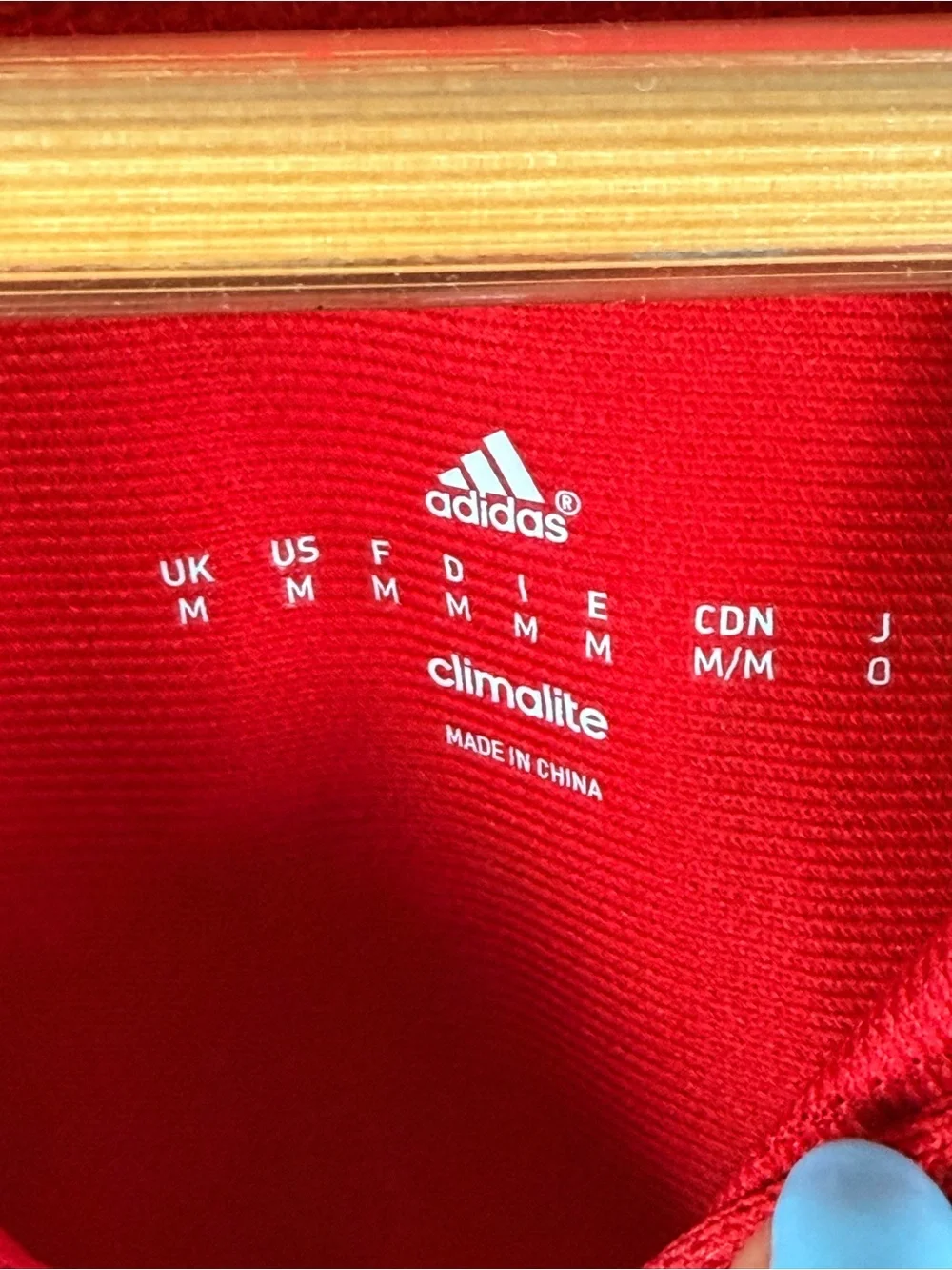 Adidas Climalite Polo Set Red Blue Medium Athletic Soccer Training Shirts